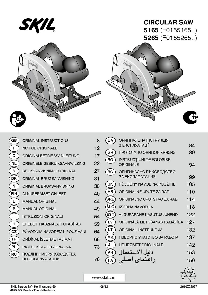 Skil 5165 User manual