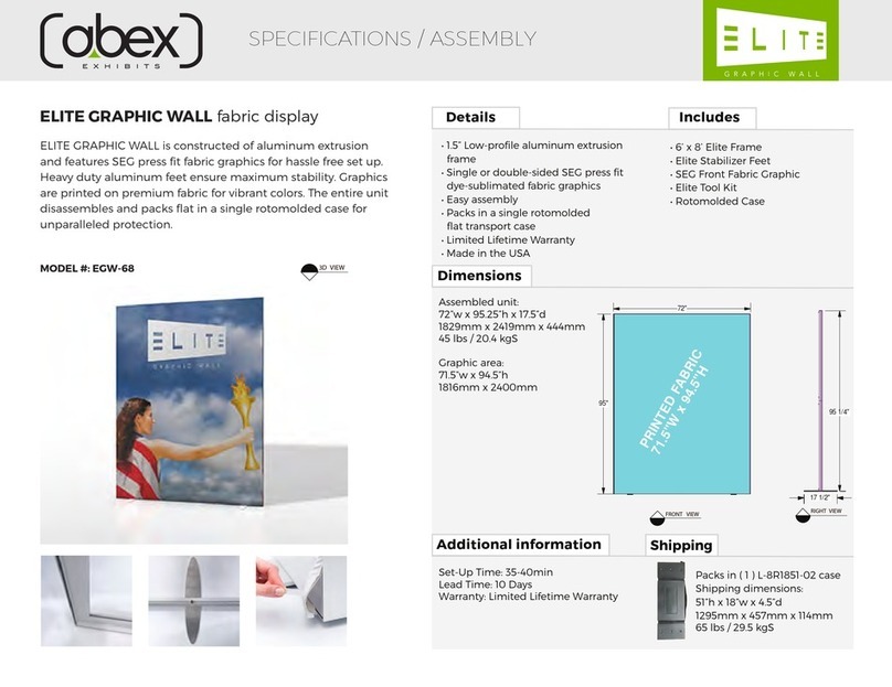 Abex Exhibits EGW-68 User manual
