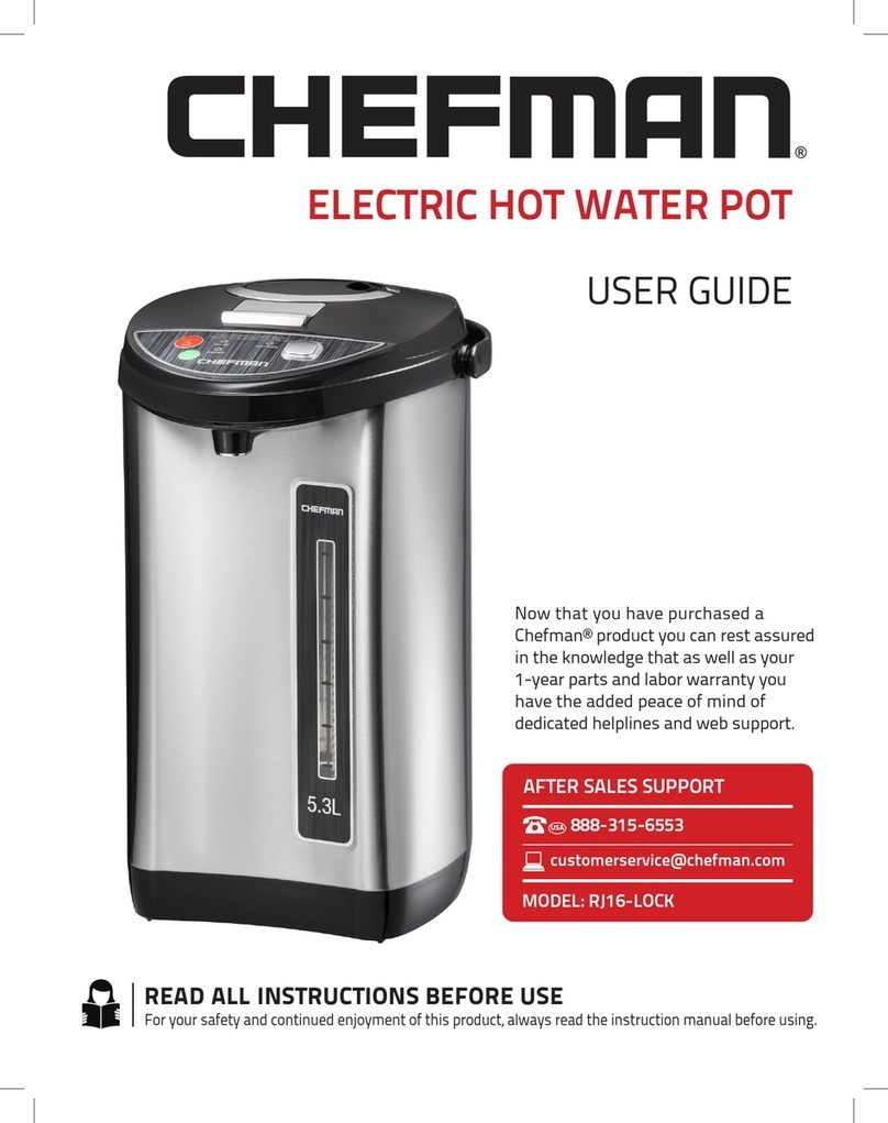 Chefman RJ16-LOCK Series user guide