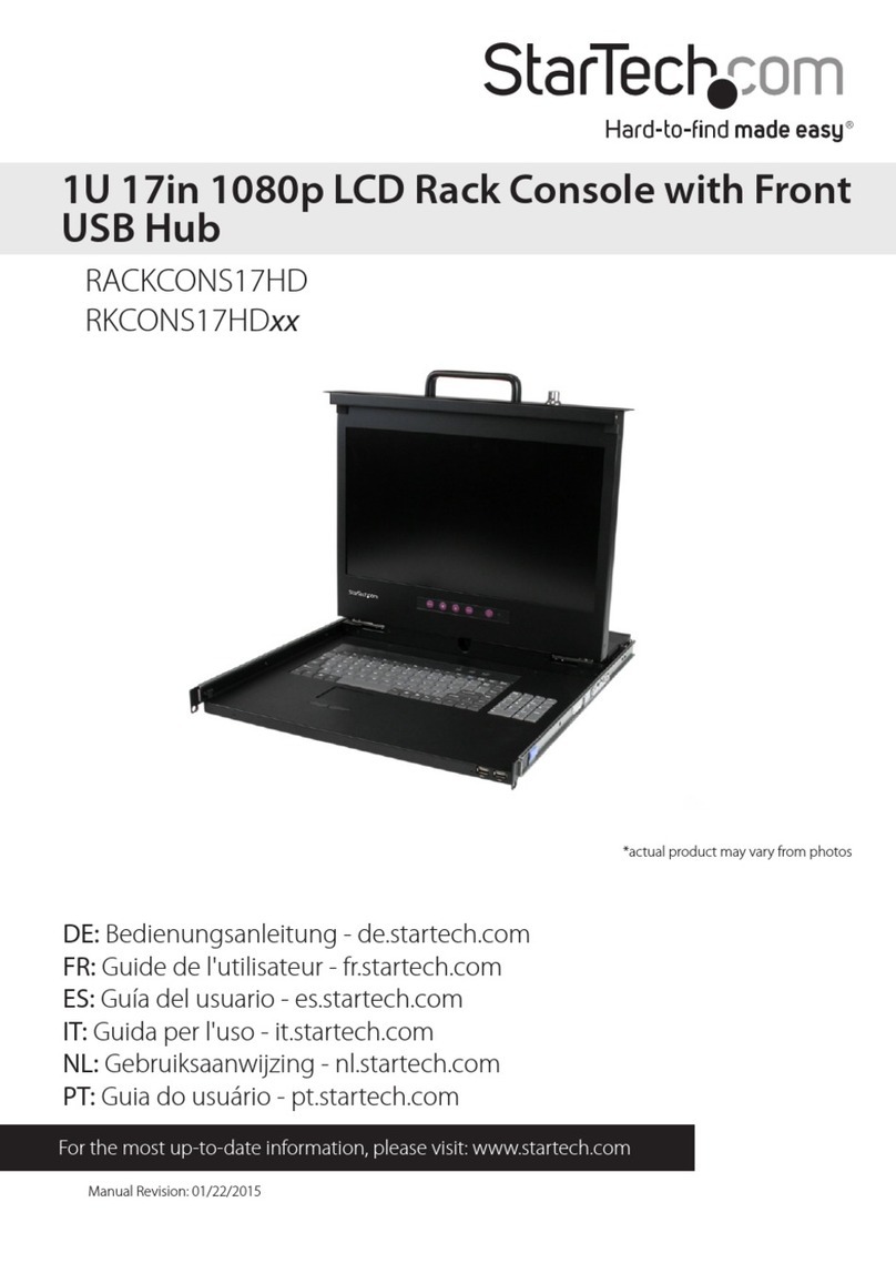 StarTech.com RKCONS17HD manual