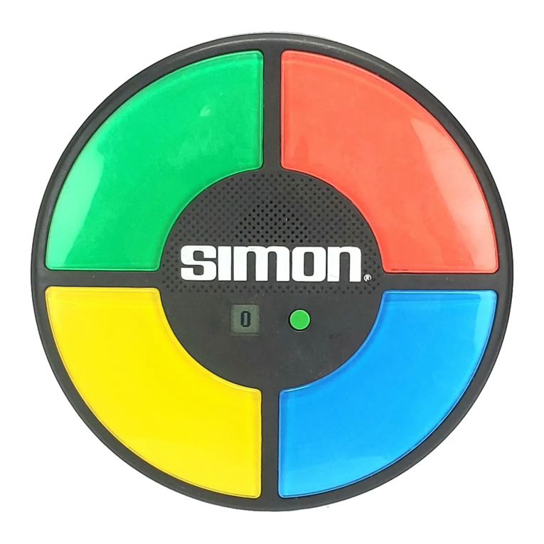 Hasbro simon 1897 user manual Hasbro simon 1897 user manual