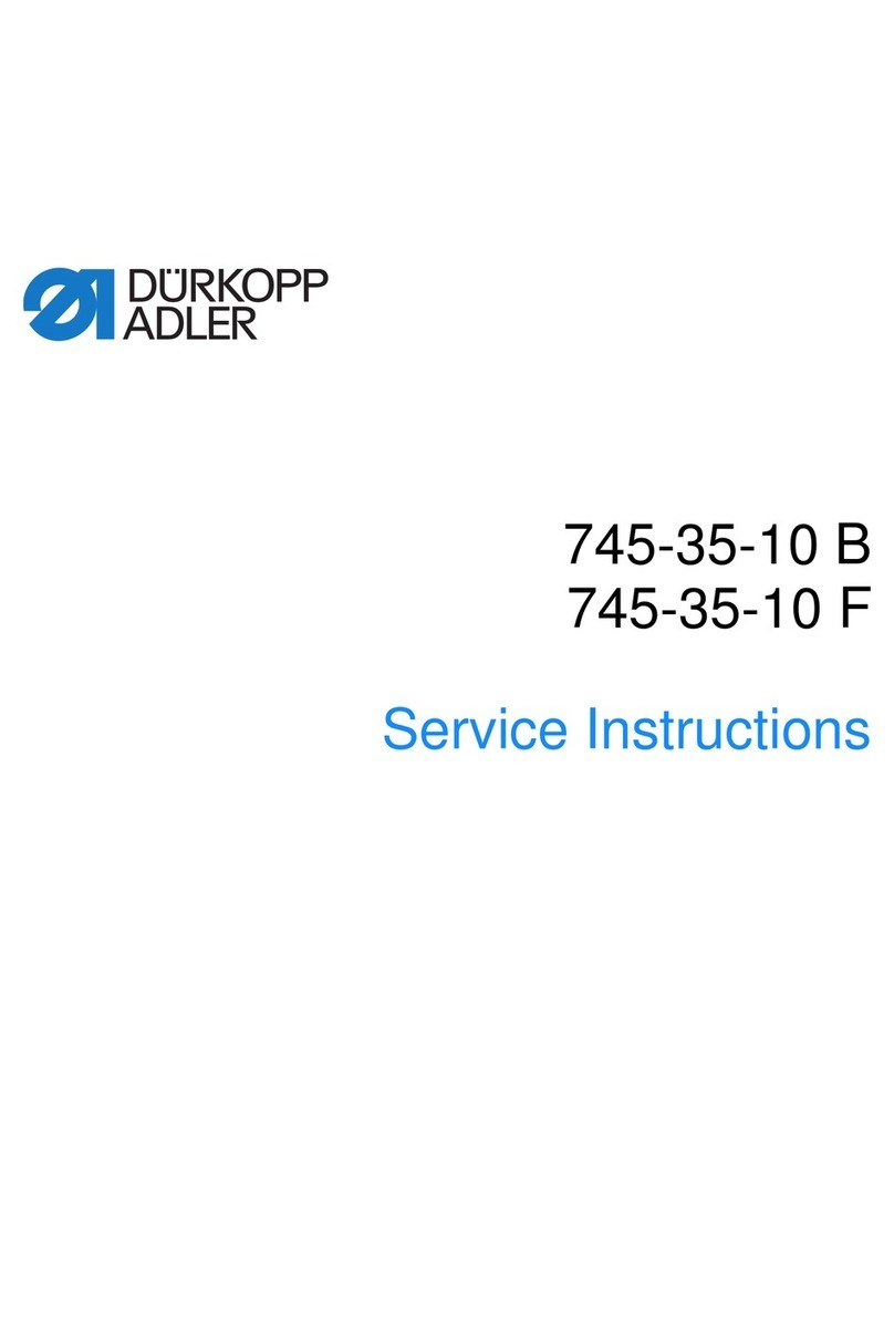 DURKOPP ADLER 745-35-10 F Operating instructions