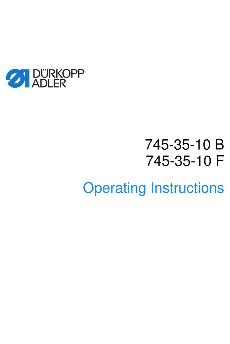 DURKOPP ADLER 745-35-10 B User manual