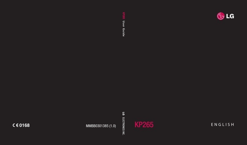 LG KP265 User manual