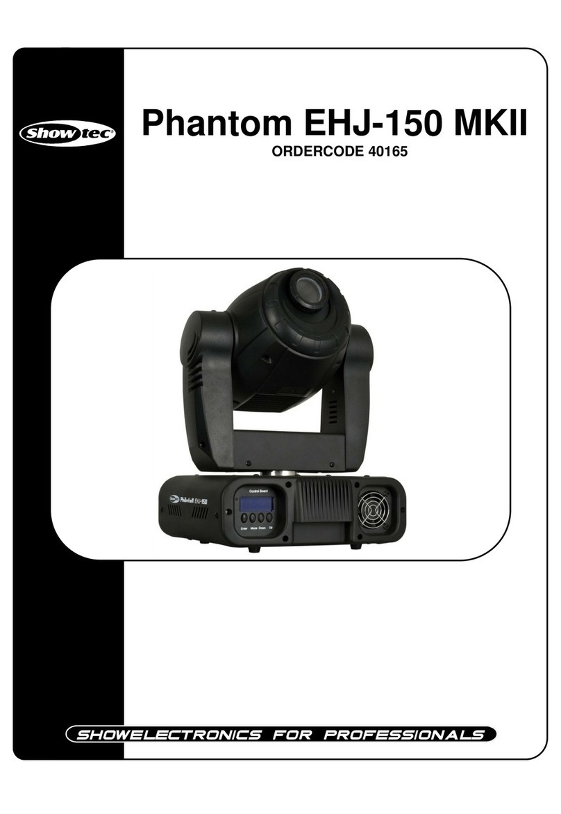Show Tec Phantom EHJ-150 MKII manual