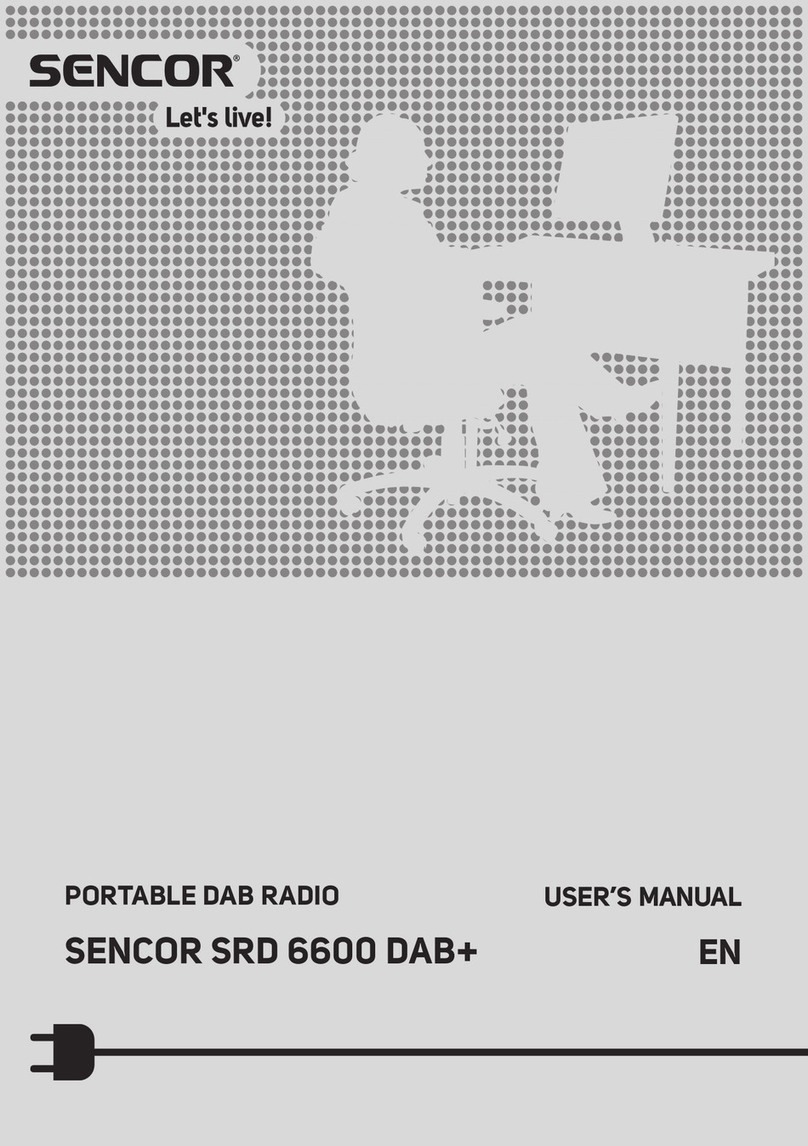 Sencor SRD 6600 DAB+ user manual