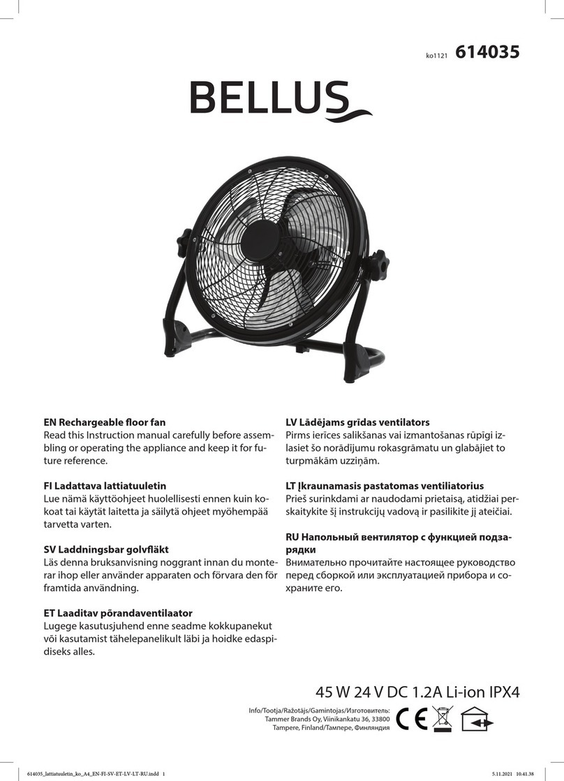 Bellus 614035 quick start guide Bellus 614035 quick start guide