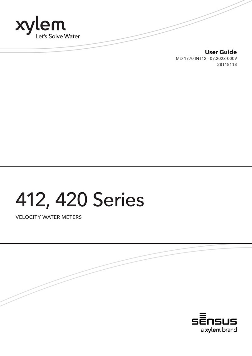 Xylem Sensus 412 Series User manual