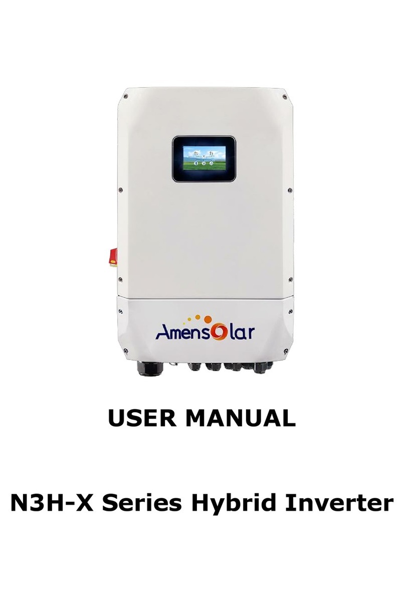 Amensolar N3H-X Series user manual