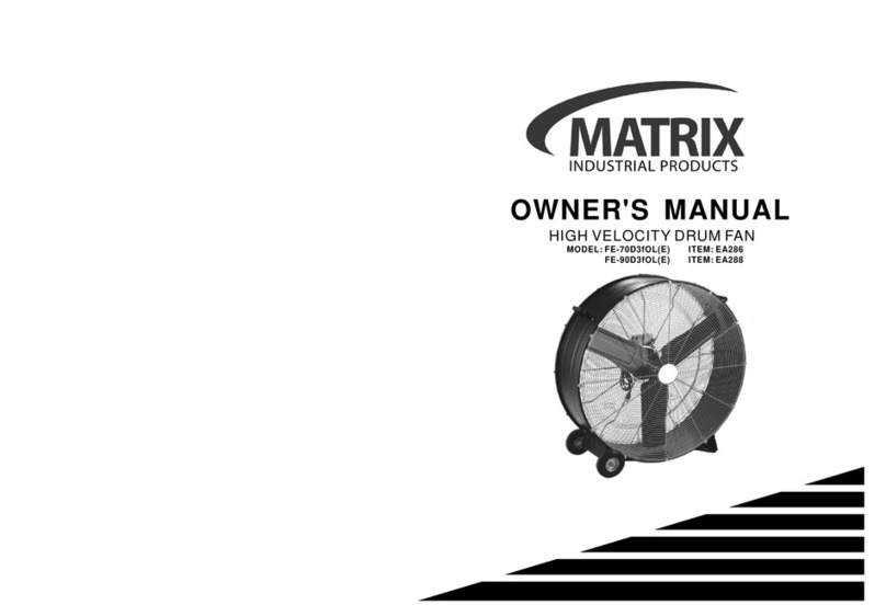 Matrix FE-70D3fOL(E) owner's manual