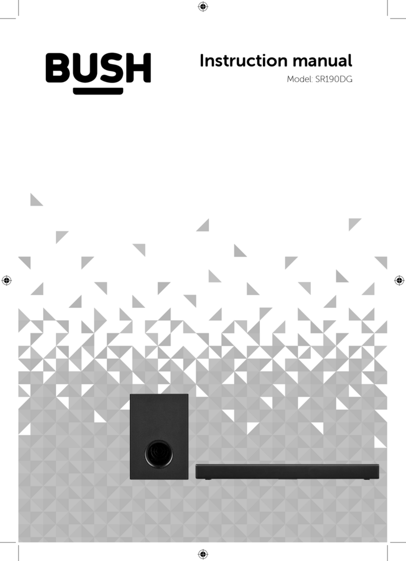 Bush SR190DG User manual