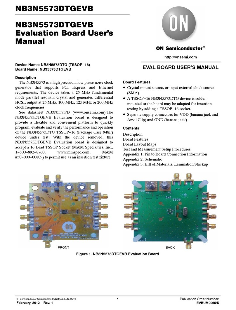 ON Semiconductor NB3N5573DTGEVB user manual
