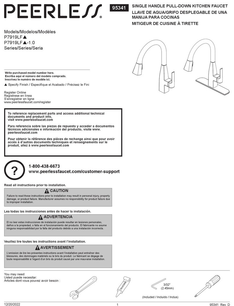 PEERLESS P7919LF Series User manual