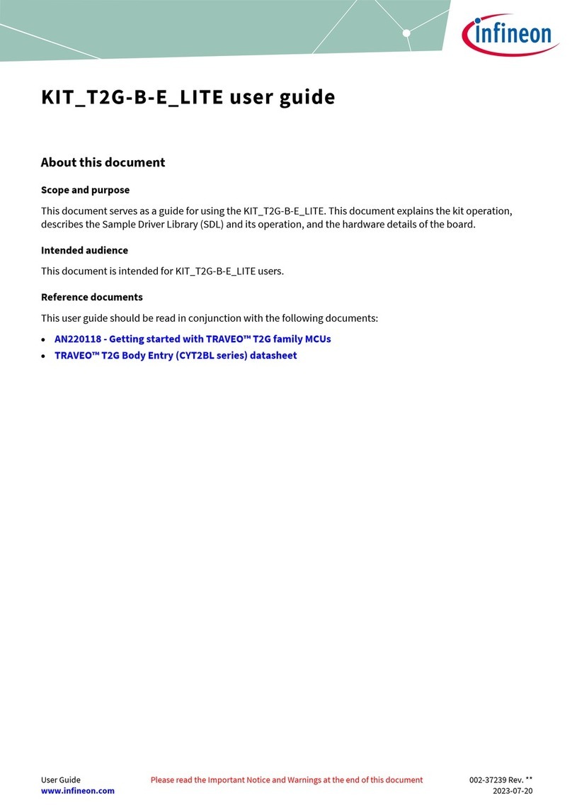 Infineon KIT T2G-B-E LITE User manual