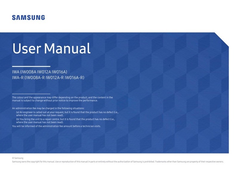 Samsung IWA-R Series user manual