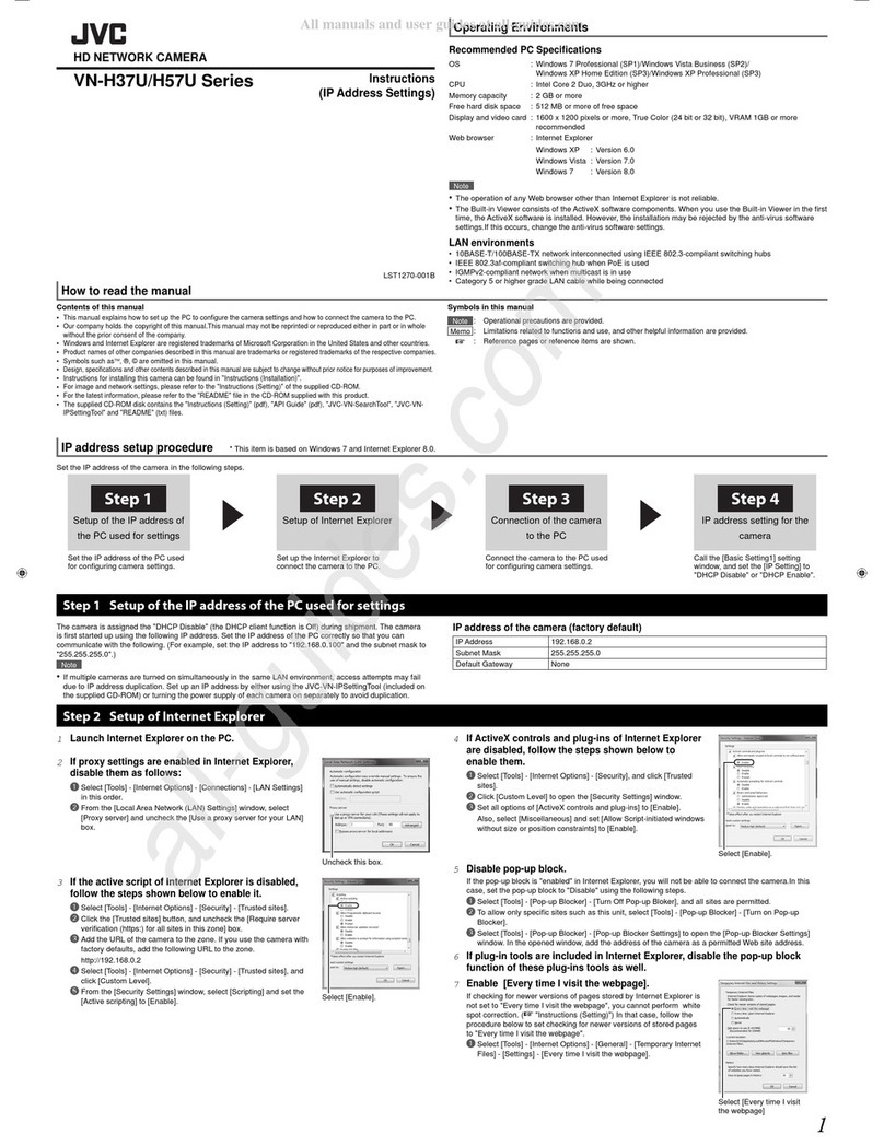 JVC VN-H37U series User manual