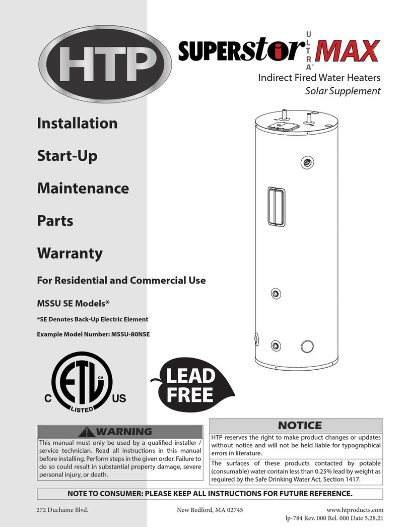HTP SUPERSTOR ULTRA MAX MSSU SE Series User manual