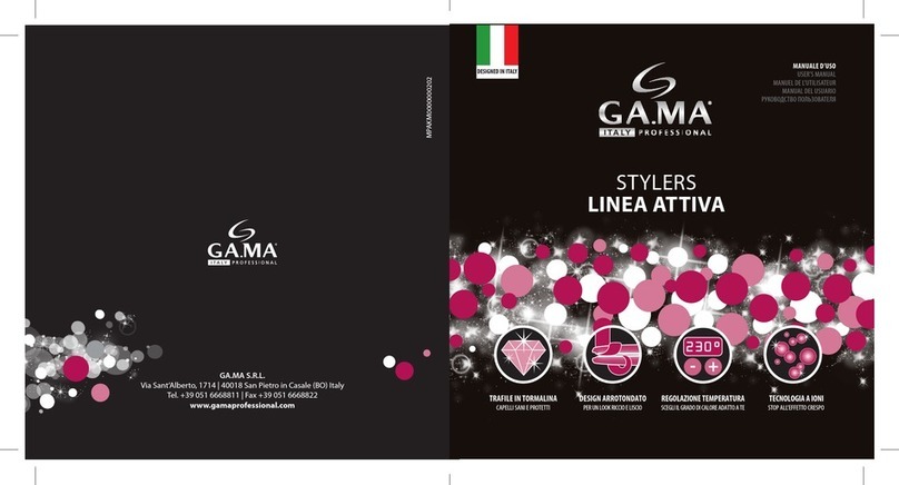 GAMA LINEA ATTIVA user manual