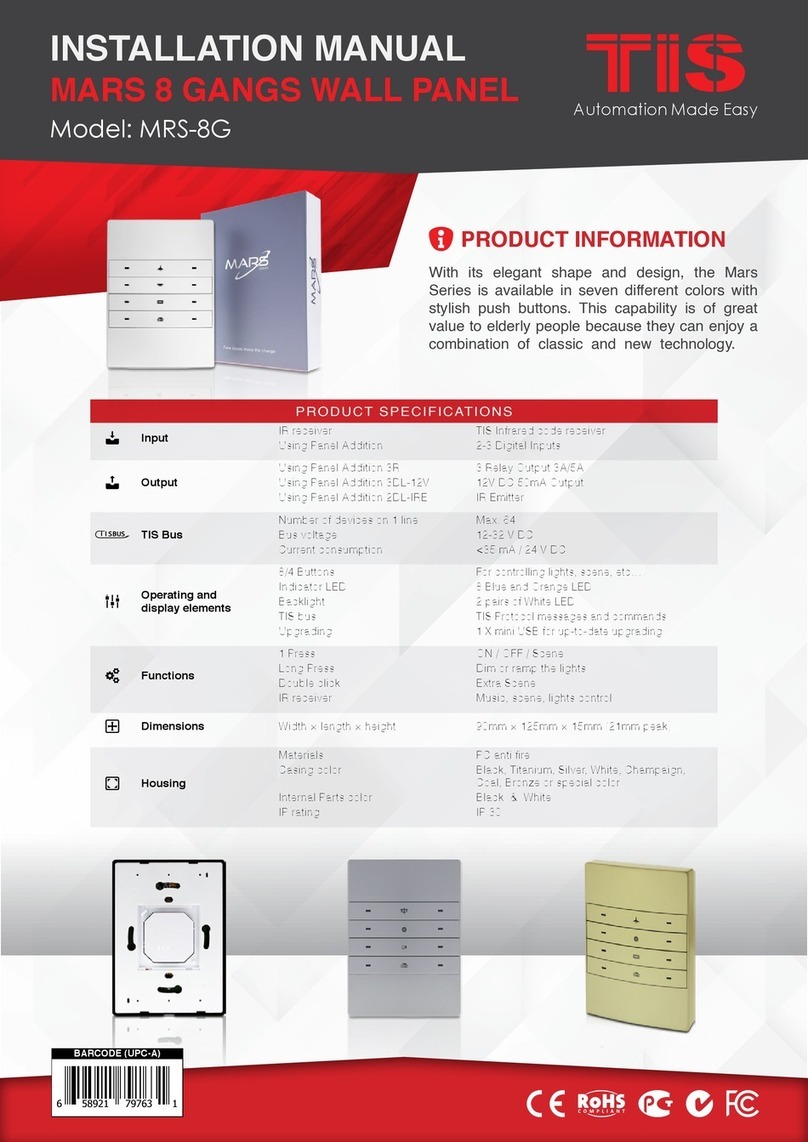 TIS MARS MRS-8G User manual