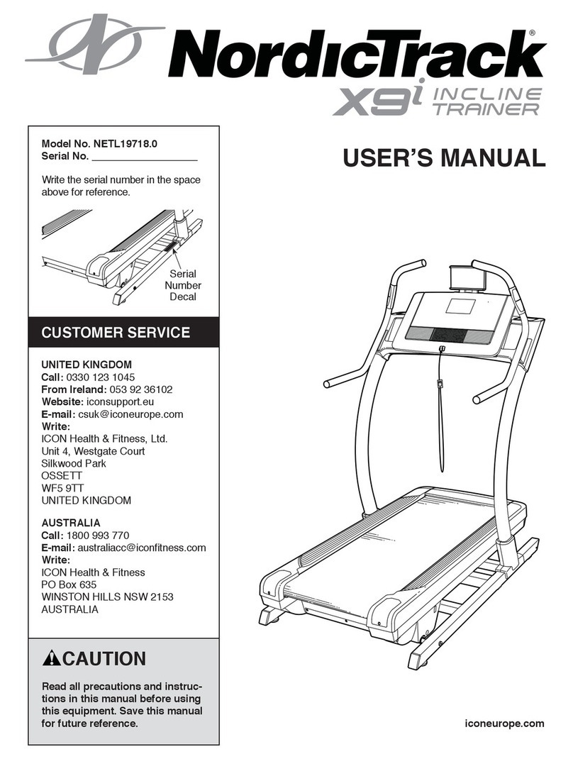 ICON Health & Fitness NETL19718.0 user manual