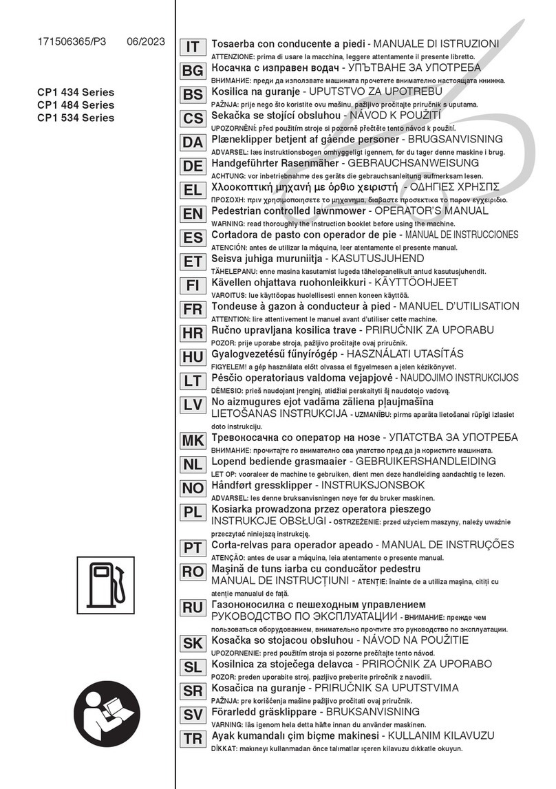 Stiga CP1 434 Series Operator's manual