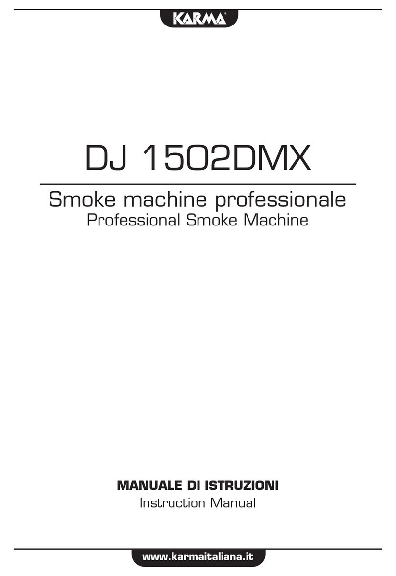 Karma DJ 1502DMX instruction manual