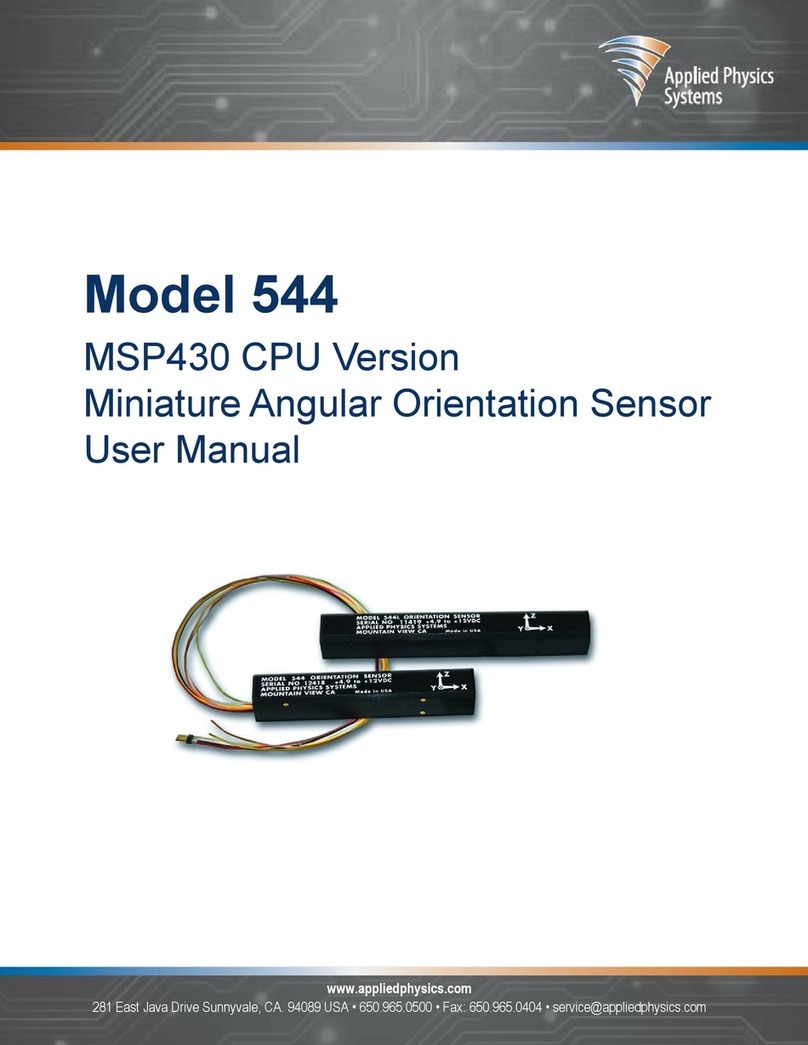 Applied Physics Systems 544 User manual