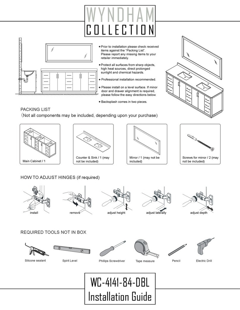 Wyndham Collection WC-4141-84-DBL User manual Wyndham Collection WC-4141-84-DBL User manual