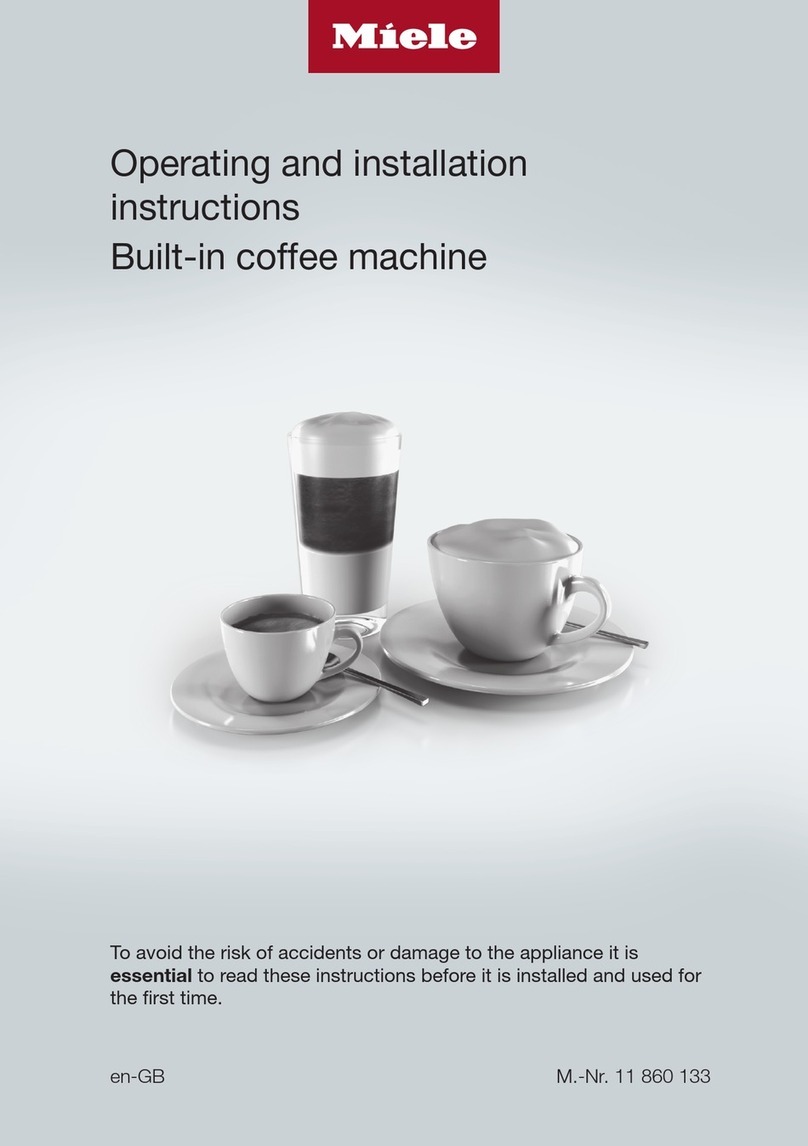 Miele CVA 7445 Operating and installation instructions