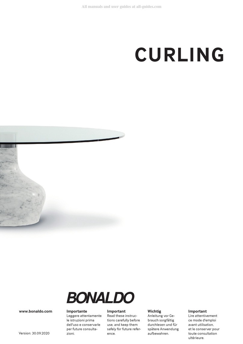 Bonaldo CURLING manual