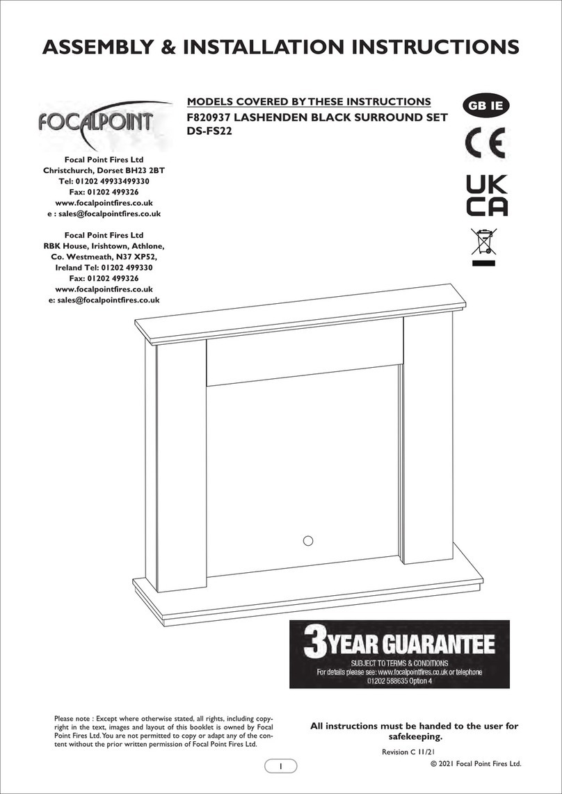 Focal Point DS-FS22 Assembly/installation instructions Focal Point DS-FS22 Assembly/installation instructions