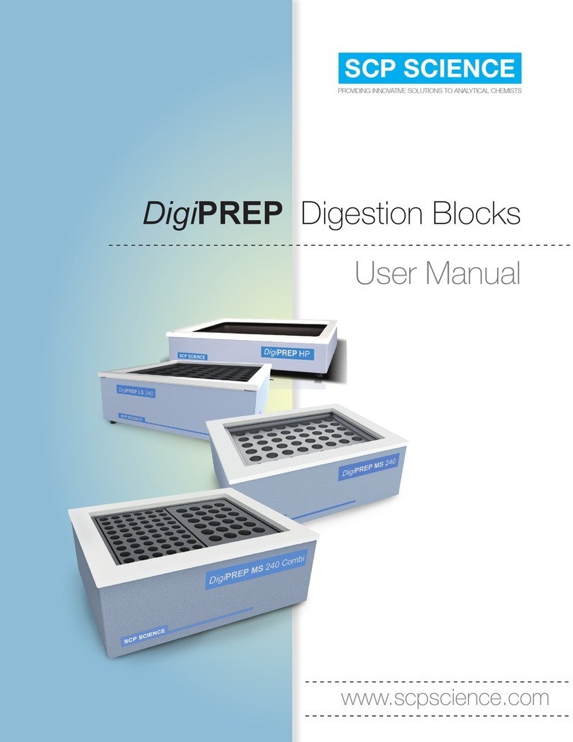 SCP SCIENCE DigiPREP HP user manual