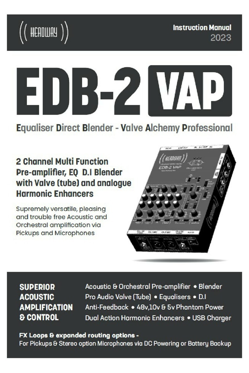 headway EDB-2 VAP User manual