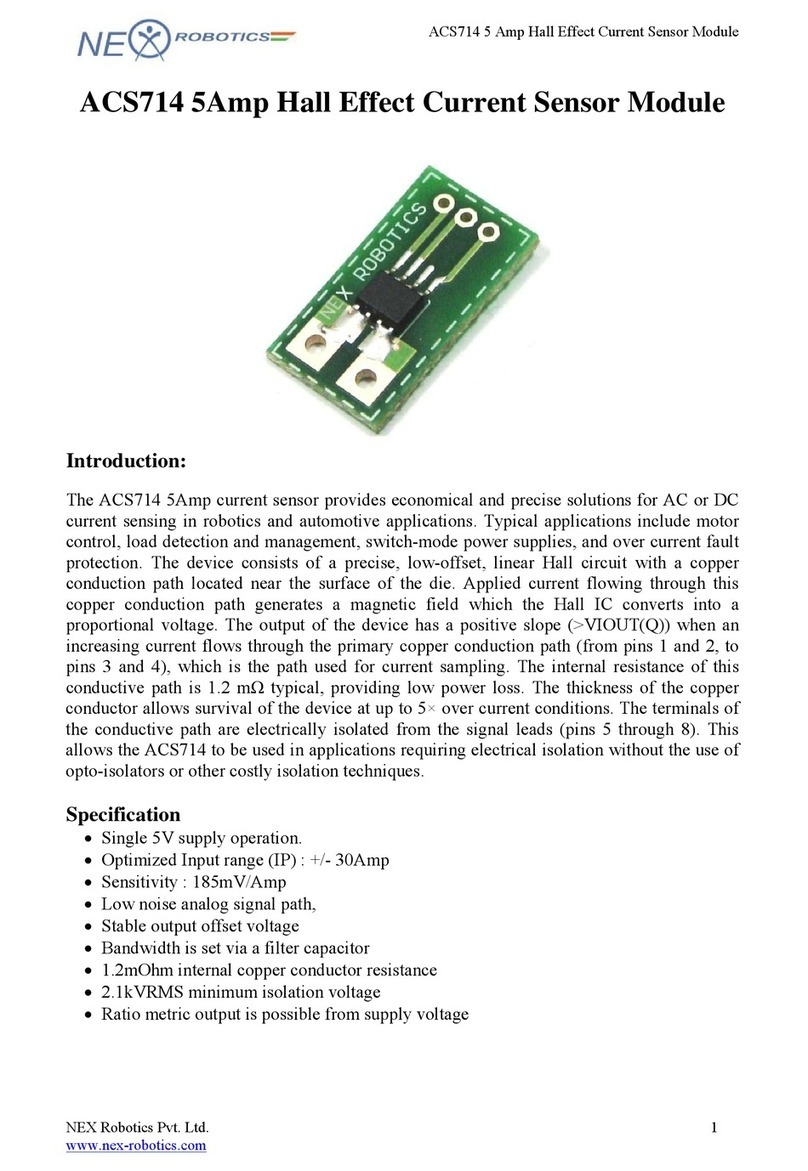 NEX ROBOTICS ACS714 quick start guide