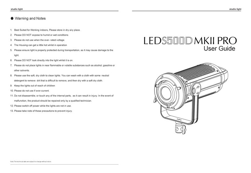 Pixapro S500D MKII Pro user guide