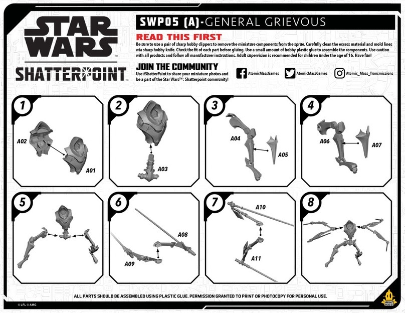 ATOMIC MASS GAMES STAR WARS SHATTERPOINT GENERAL GRIEVOUS... User manual ATOMIC MASS GAMES STAR WARS SHATTERPOINT GENERAL GRIEVOUS... User manual
