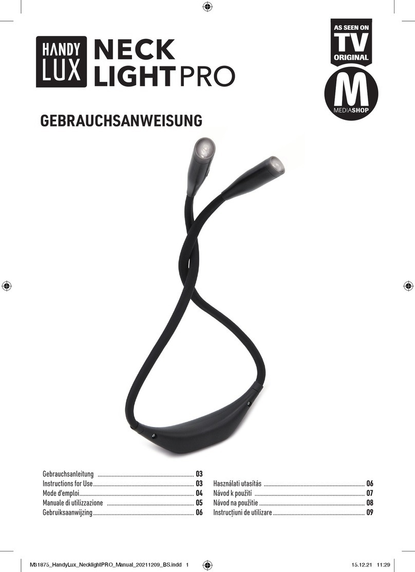HandyLux NECK LIGHTPRO Instructions for use