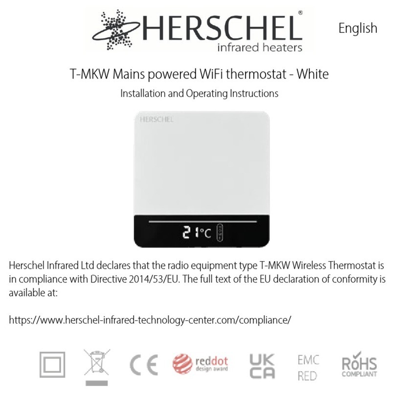 Herschel T-MKW Installation and operating instructions