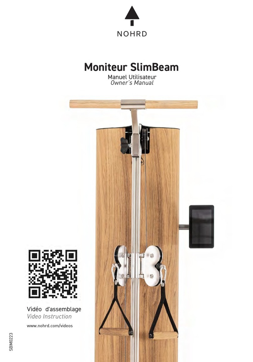 Nohrd Moniteur SlimBeam owner's manual