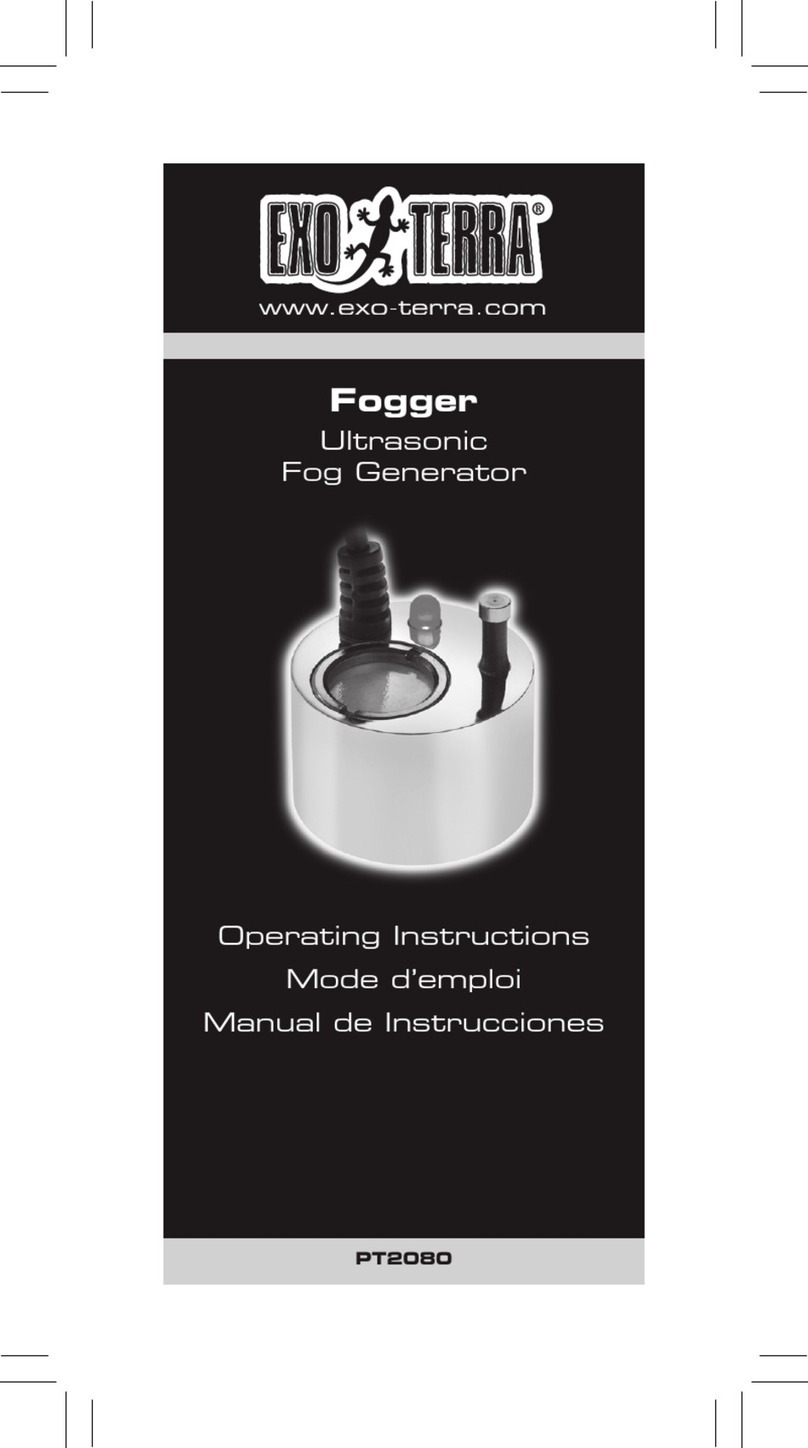 Hagen EXO TERRA Fogger PT2080 operating instructions