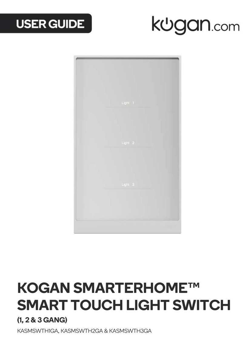 Kogan SMARTERHOME KASMSWTH1GA user guide Kogan SMARTERHOME KASMSWTH1GA user guide
