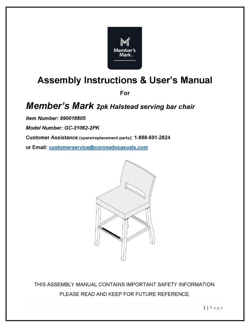 Members Mark GC-31062-2PK Owner's manual