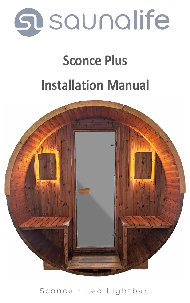 saunalife Sconce Plus installation manual saunalife Sconce Plus installation manual