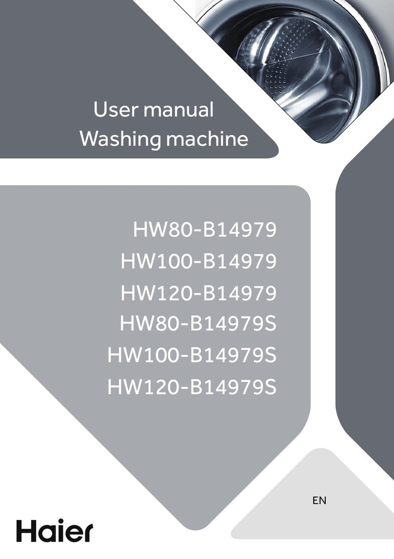 Haier HW80-B14979 User manual Haier HW80-B14979 User manual