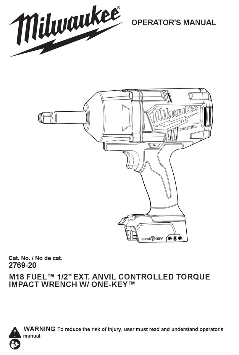 Milwaukee M18 FUEL 2769-20 User manual