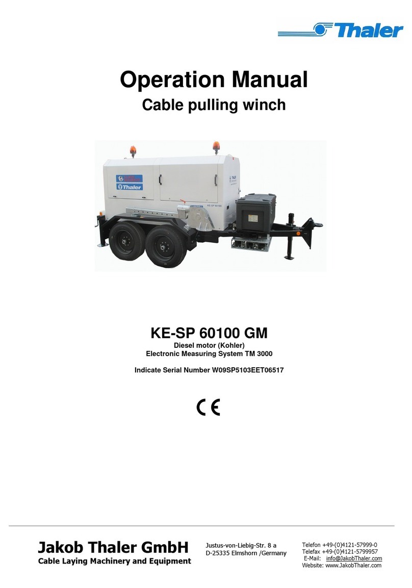 Thaler KE-SP 60100 GM Operation manual