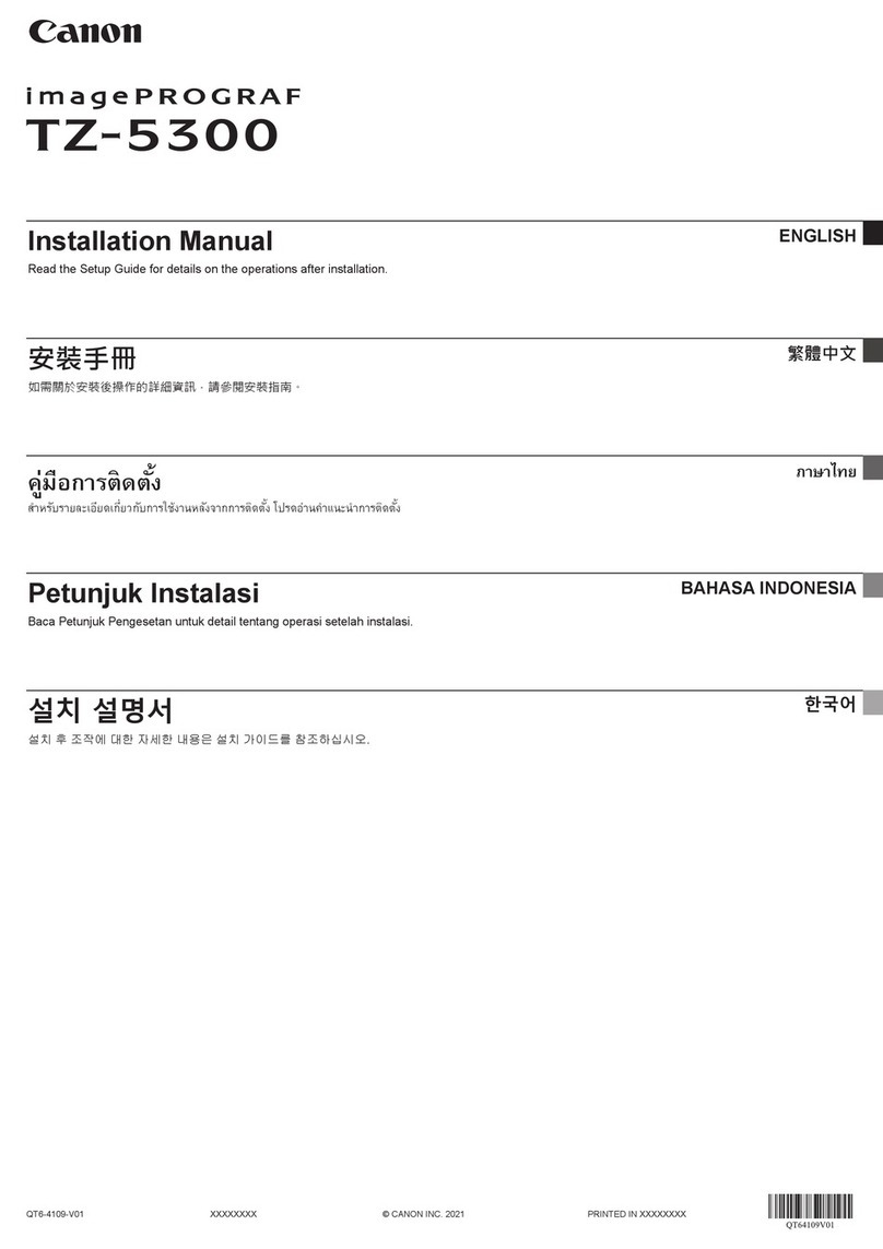 Canon TZ-5300 User manual Canon TZ-5300 User manual
