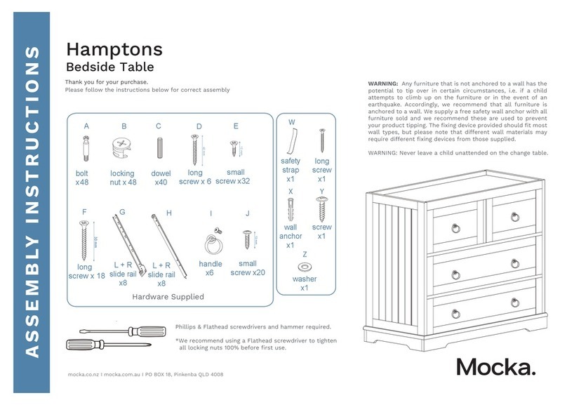 Mocka Hamptons User manual Mocka Hamptons User manual