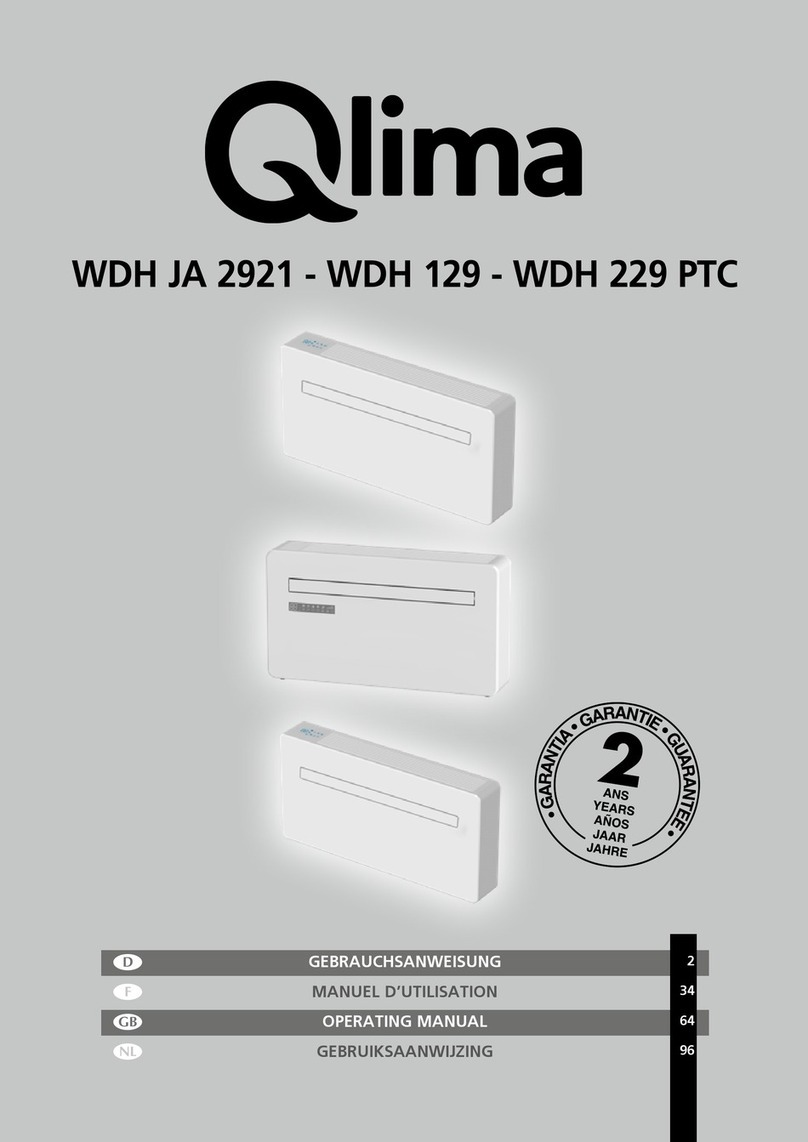 Qlima WDH JA 2921 operating manual