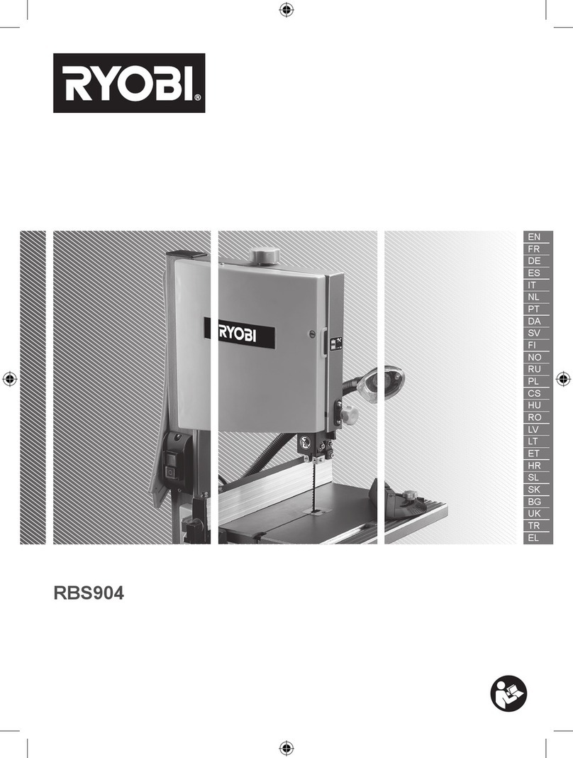 Ryobi RBS904 User manual Ryobi RBS904 User manual